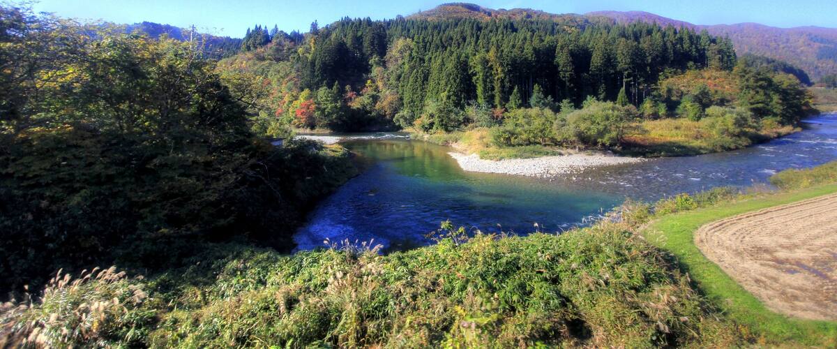 東長沢駅付近の風景