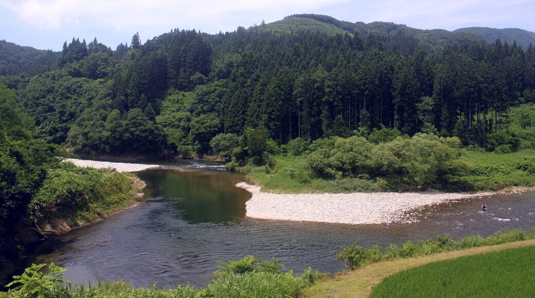 東長沢駅付近の風景