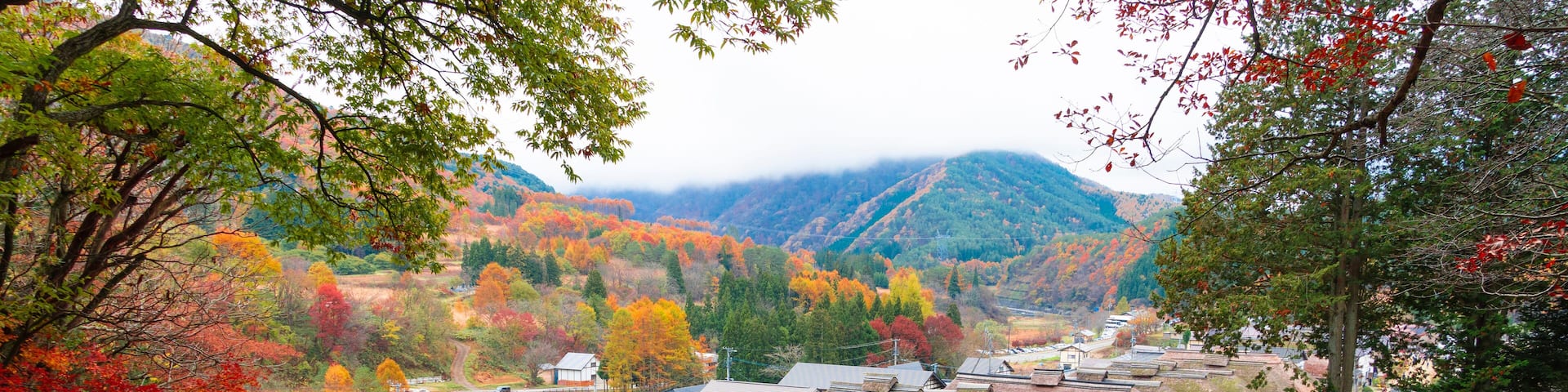 Ouchijuku village in Fukushima prefecture, Tohoku, Japan.