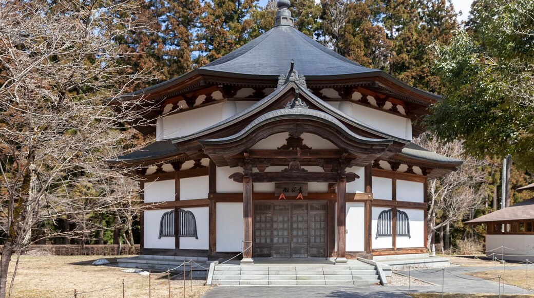 Enzoji Temple at Fukushima prefecture in spring