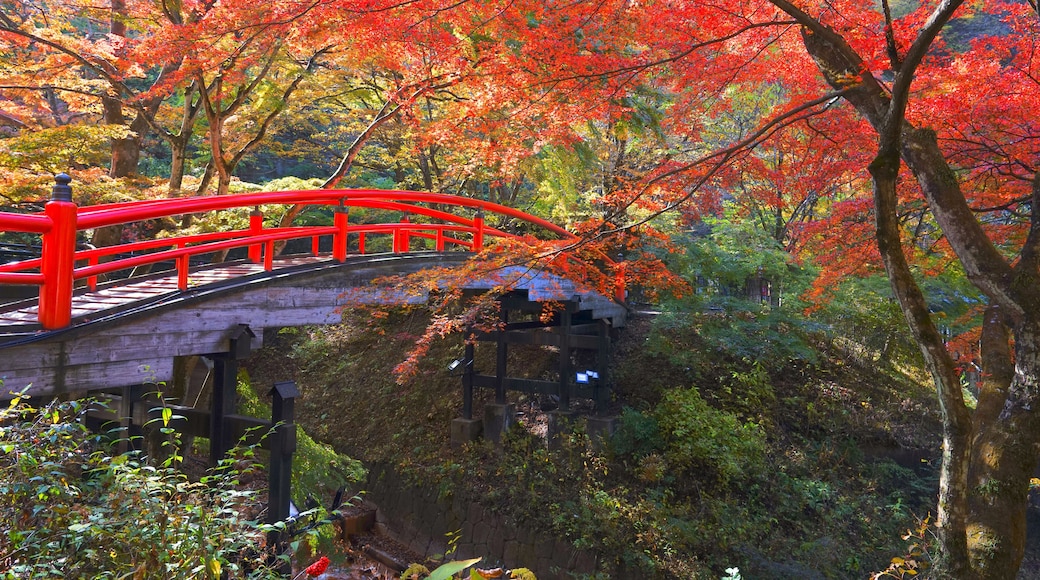 Kajika Bridge, Ikaho Onsen, Shibukawa City, Gunma Pref., Japan