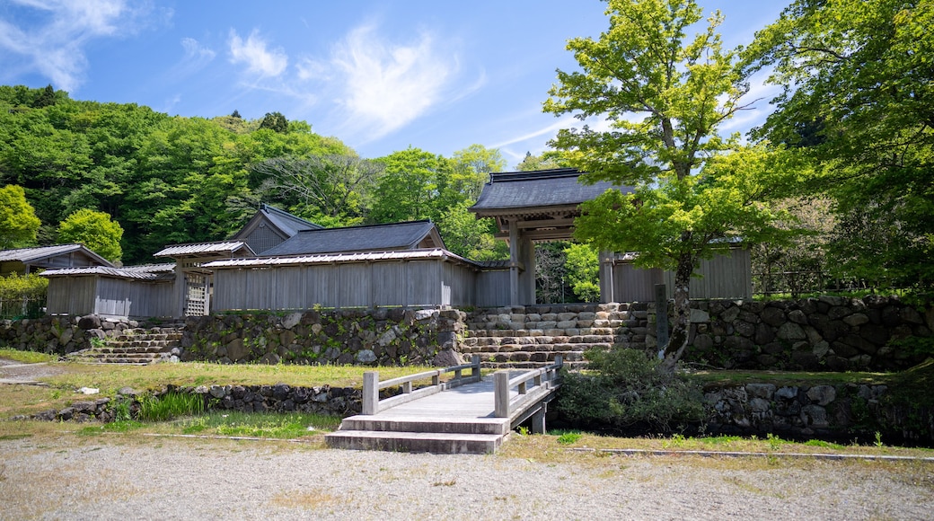 石川県鹿島郡中能登町の石動山を春の晴れた日に登山する風景 Scenery of climbing Mt. Ishidou in Nakanoto-cho, Kashima-gun, Ishikawa Prefecture on a sunny spring day.