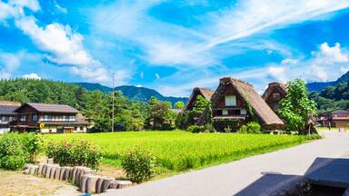 世界遺産 夏の白川郷