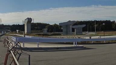 建設中の東海環状 東員IC