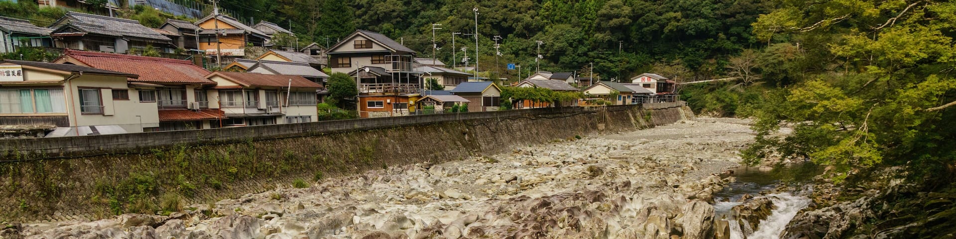 japanese landscape - takinohai - kozagawa - wakayama