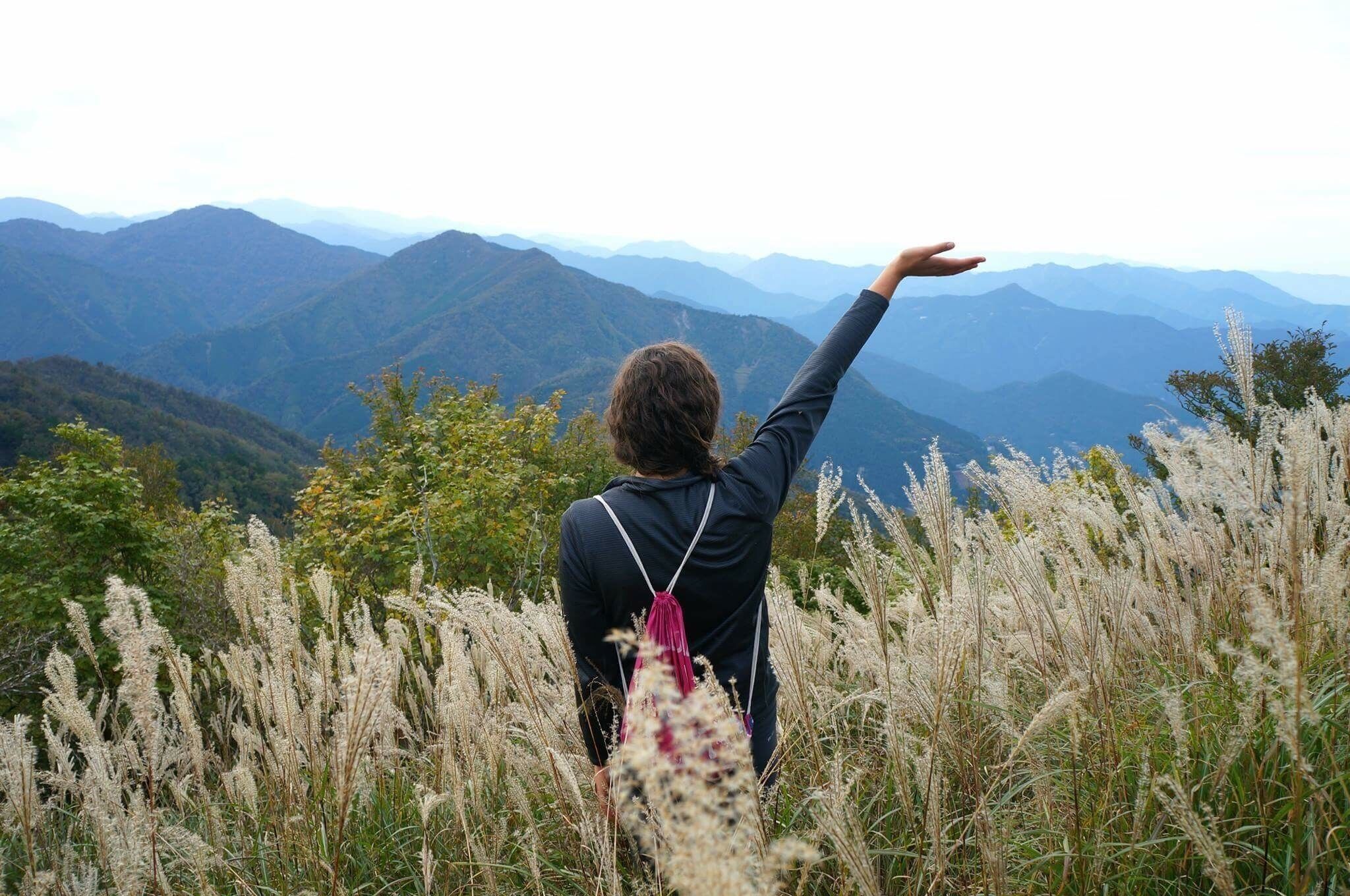 View overlooking much of Tokushima Prefecture in Japan