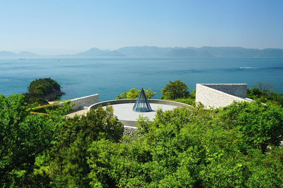Benesse House "Museum" of Benesse Art Site Naoshima in Naoshima, Kagawa prefecture, Japan