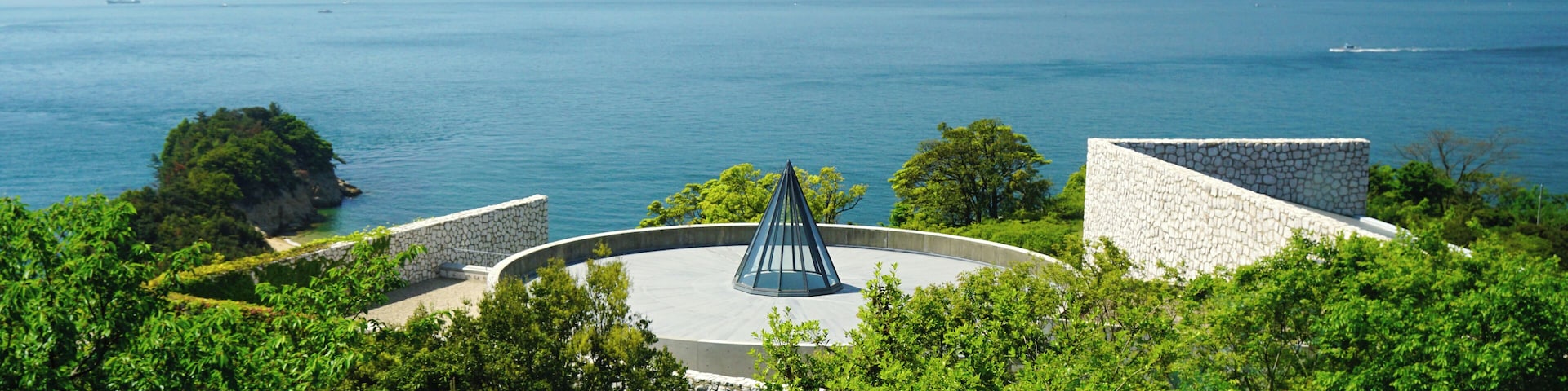 Benesse House "Museum" of Benesse Art Site Naoshima in Naoshima, Kagawa prefecture, Japan