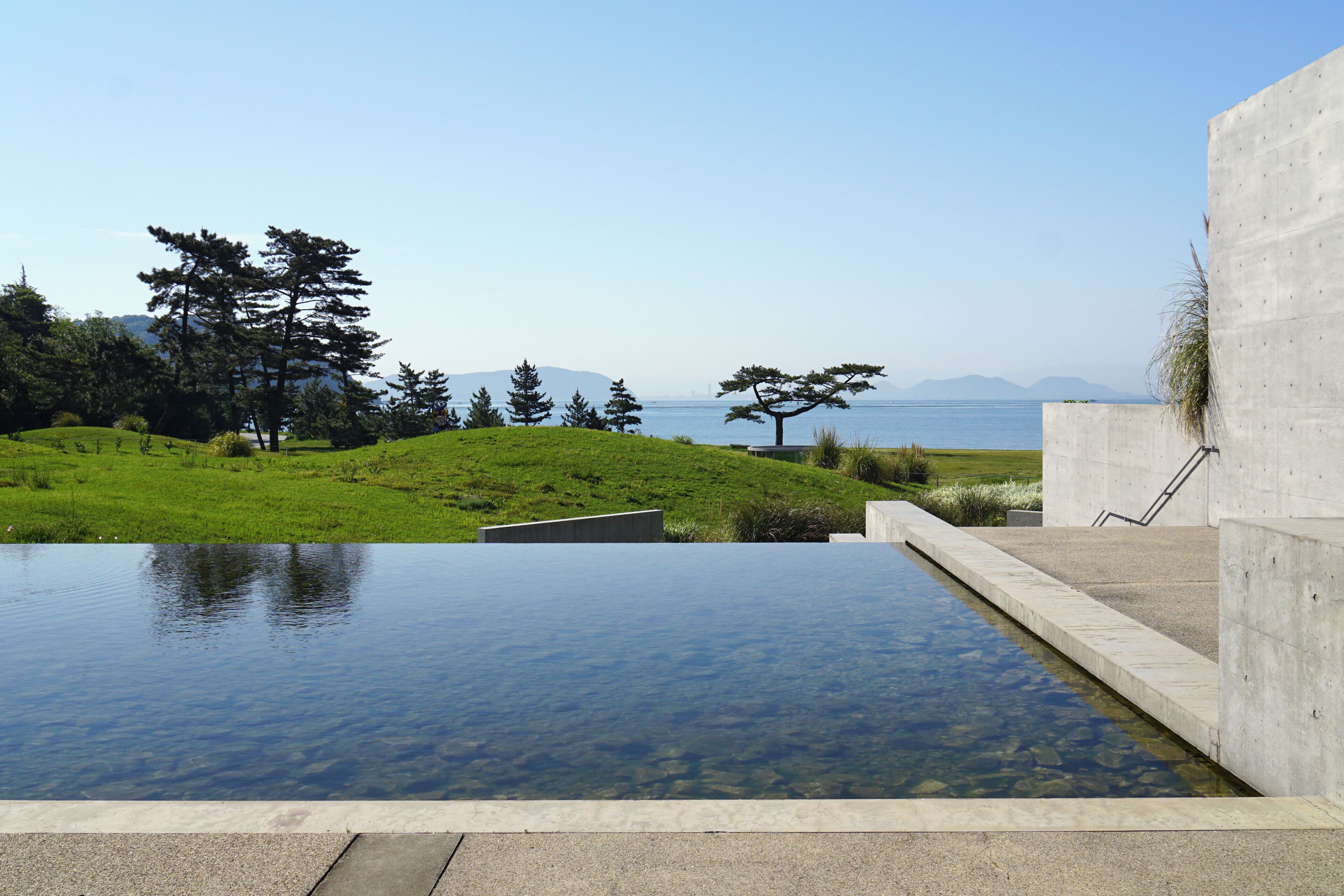 Benesse House "Park" of Benesse Art Site Naoshima in Naoshima, Kagawa prefecture, Japan