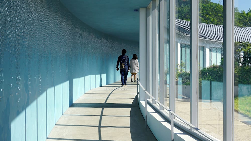 Benesse House "Park" of Benesse Art Site Naoshima in Naoshima, Kagawa prefecture, Japan