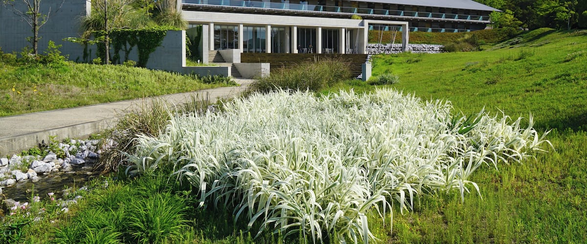 Benesse House "Park" of Benesse Art Site Naoshima in Naoshima, Kagawa prefecture, Japan