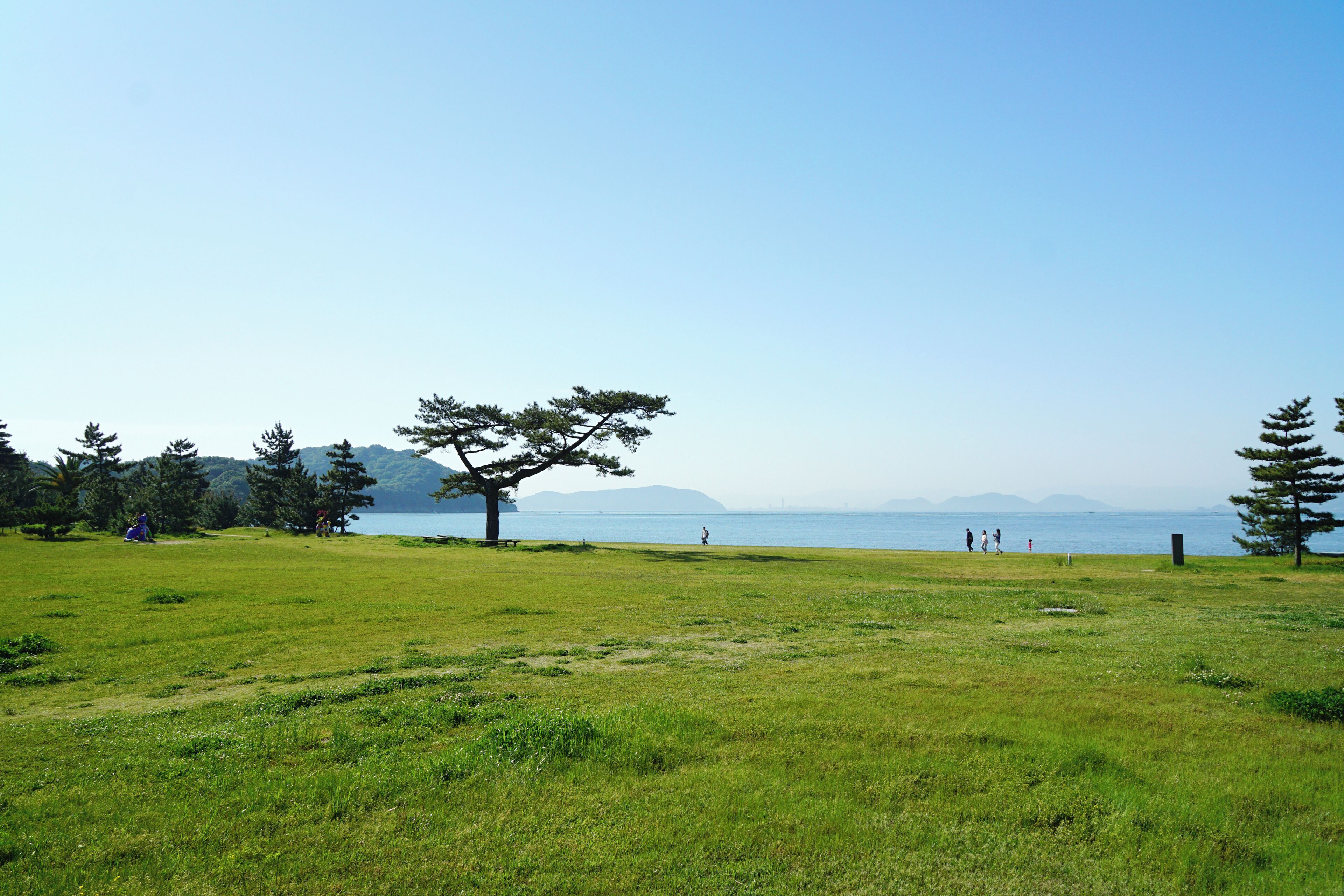 Benesse House "Park" of Benesse Art Site Naoshima in Naoshima, Kagawa prefecture, Japan