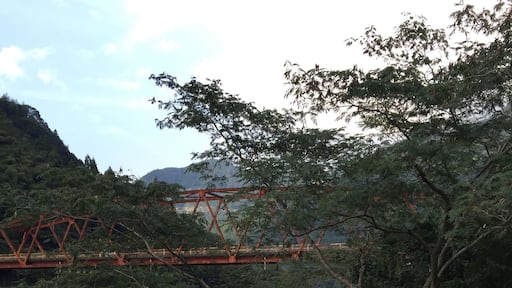 This beautiful canyon is a stunning place to go rafting down the river