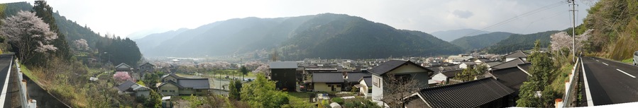 土佐町土居のパノラマ