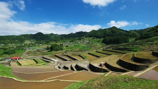 鬼木棚田 展望所より