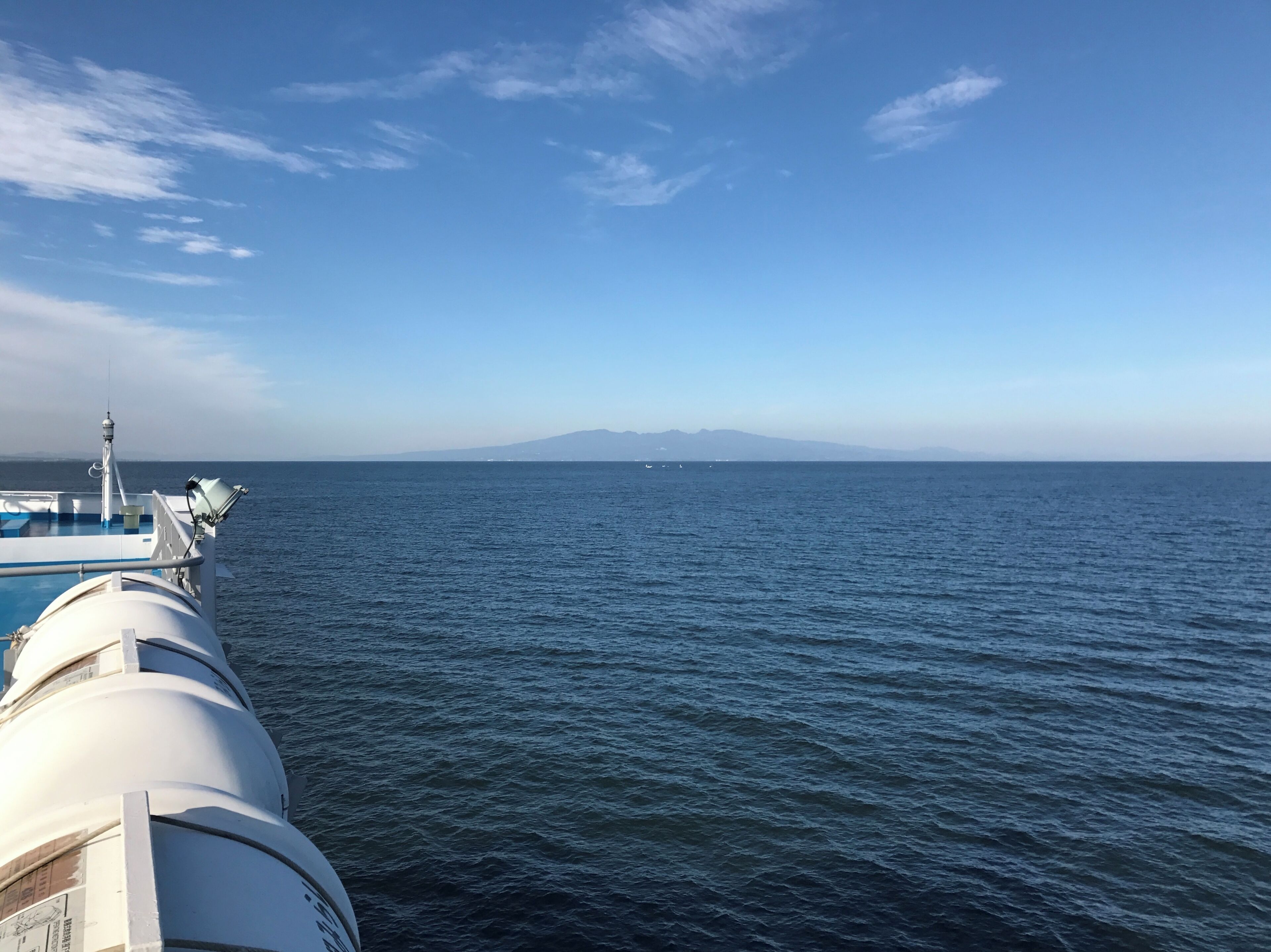 有明フェリーより望む多良岳