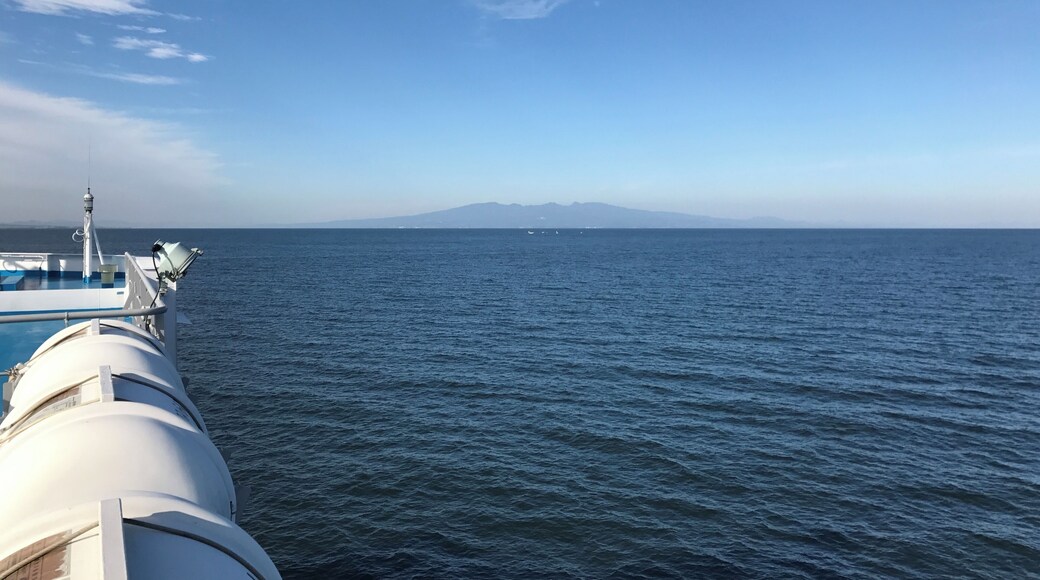 有明フェリーより望む多良岳