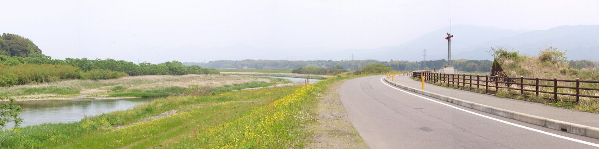 球磨川サイクリングロード Cycling Road of Kuma River