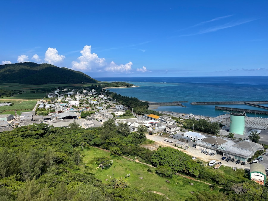 view of the sea from the sea okinawa iheya Island torazuiwa