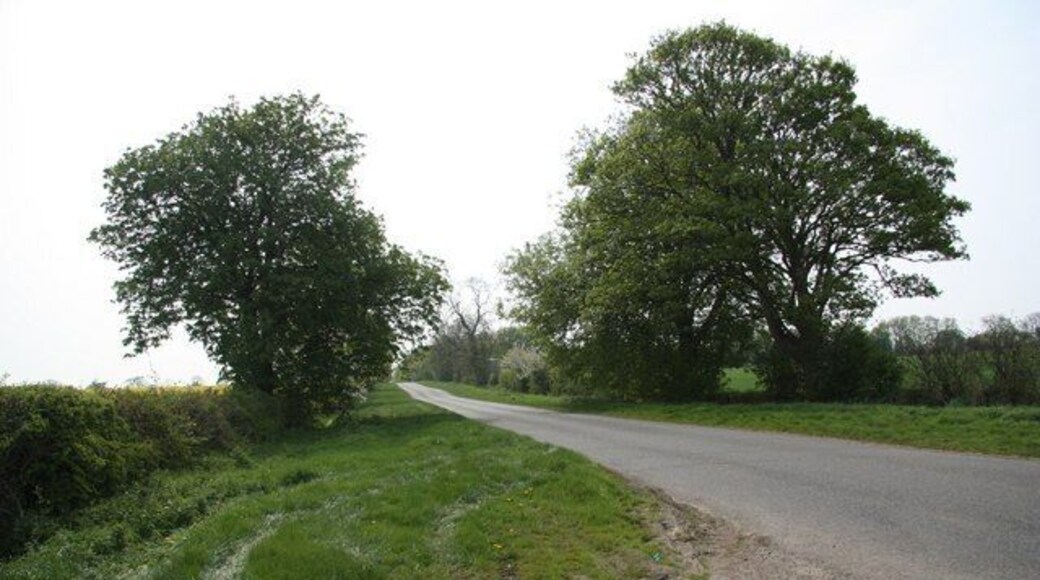 Hall Lane Looking southeast on Hall Lane