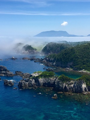 Wonderful beachs in Shikinejima, Izu islands, Tokyo