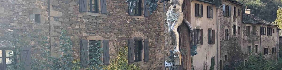 Cross the little river on this old bridge