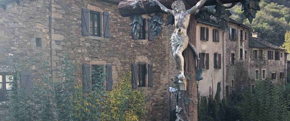 Cross the little river on this old bridge