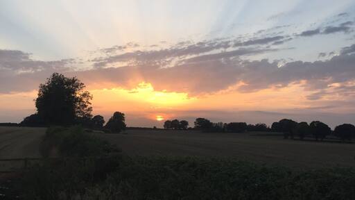 Late summer sunsets #lovemytown