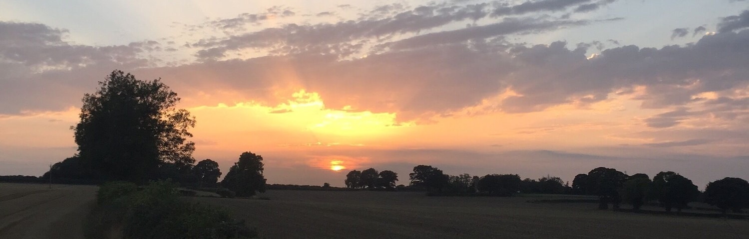 Late summer sunsets #lovemytown