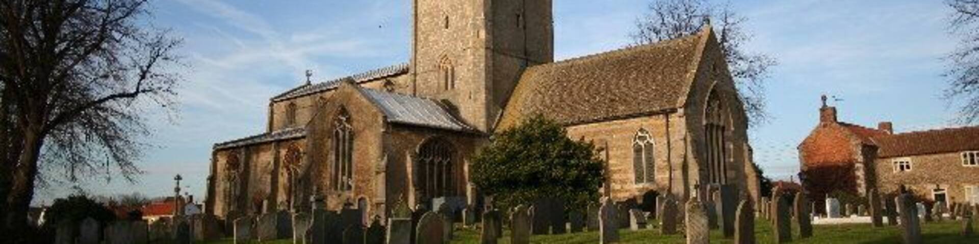 St John the Baptist's parish church, Morton, Lincolnshire, seen from the southeast