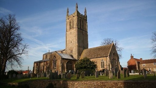 St John the Baptist's parish church, Morton, Lincolnshire, seen from the southeast
