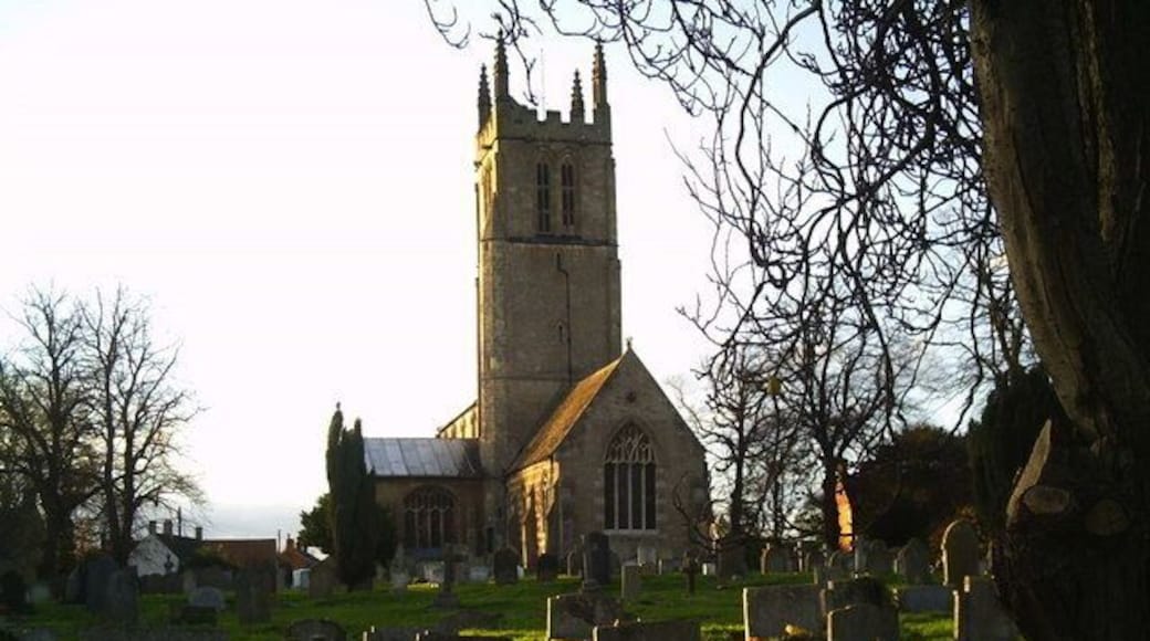 St John the Baptist's parish church, Morton, Lincolnshire, seen from the east