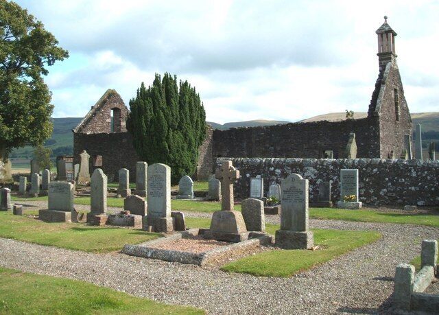 Blackford Auld Kirk Looking south west[ish] towards the church.