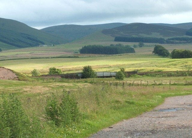 Milton of Panholes Railway Bridge Bridge takes the railway over the Allan Water.