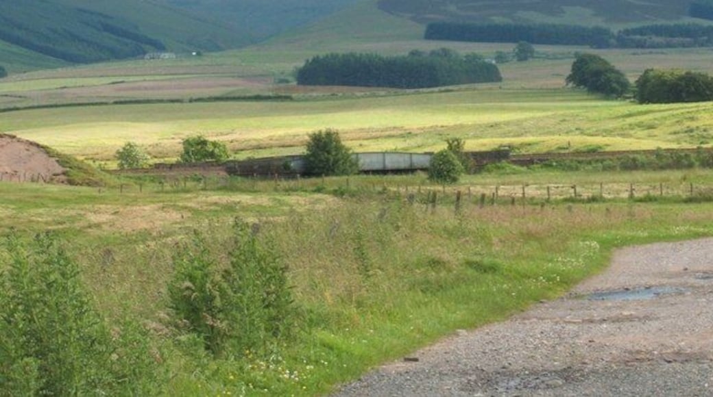 Milton of Panholes Railway Bridge Bridge takes the railway over the Allan Water.
