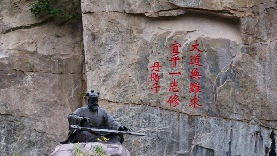 A completely deserted playground of overgrown temples and statues
