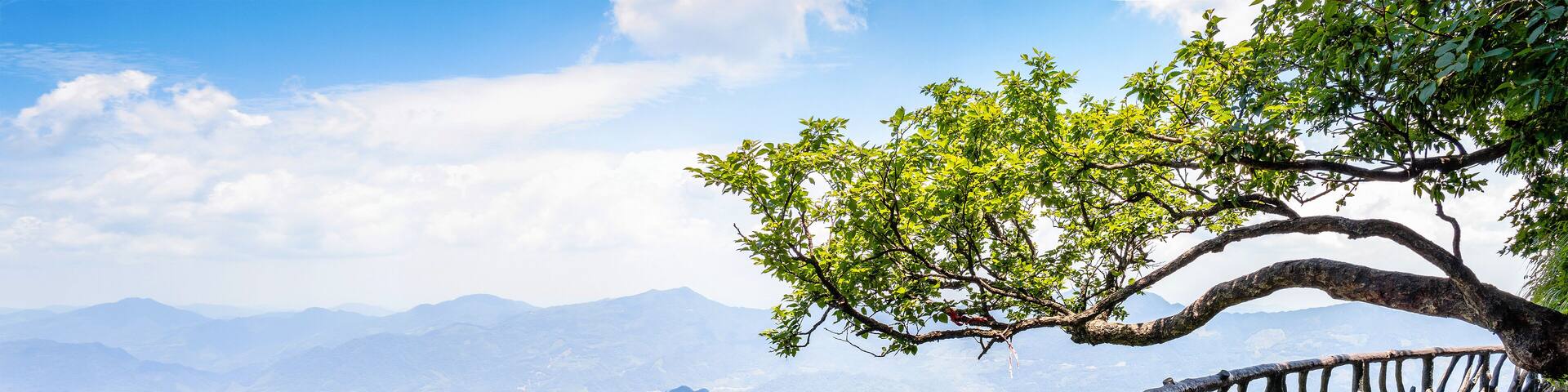 CHINA: The cliff walk path on the Tianmen shan, Hunan China.