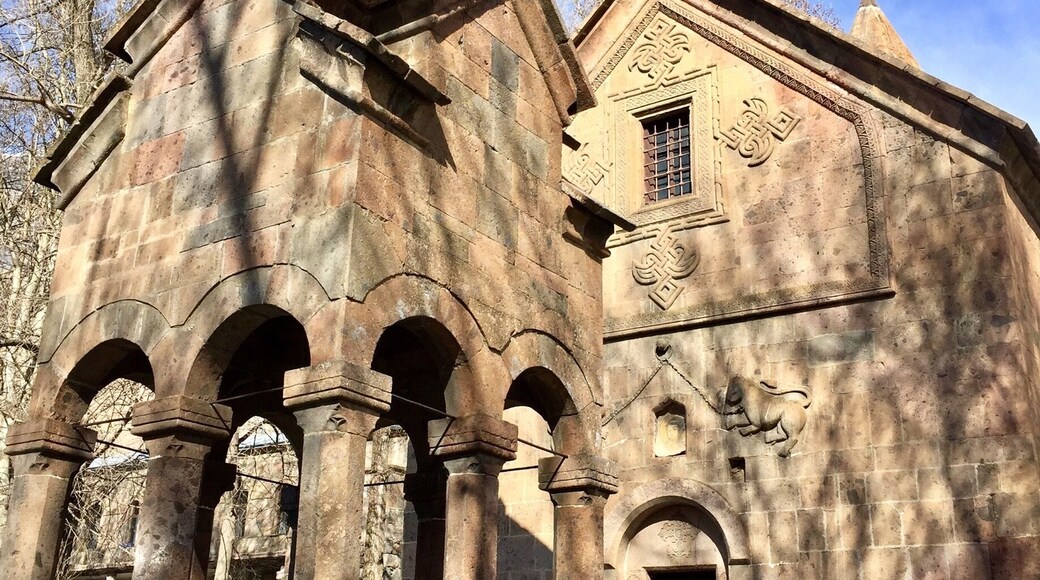 Chapel beside the Museum of History in Stepansminda. On the cemetery you can find the the grave of writer Alexander Kazbegi (1848-93).