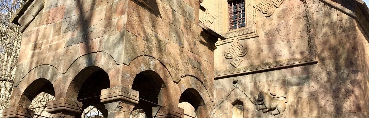 Chapel beside the Museum of History in Stepansminda. On the cemetery you can find the the grave of writer Alexander Kazbegi (1848-93).