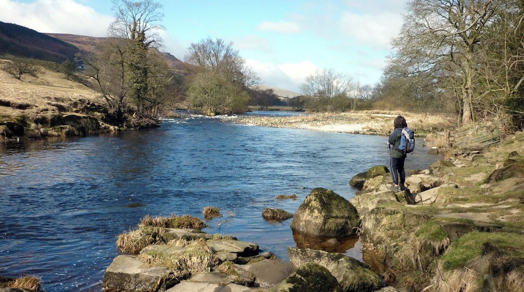 The River Wharfe at Appletreewick A beautiful stretch of the river by the Dales Way