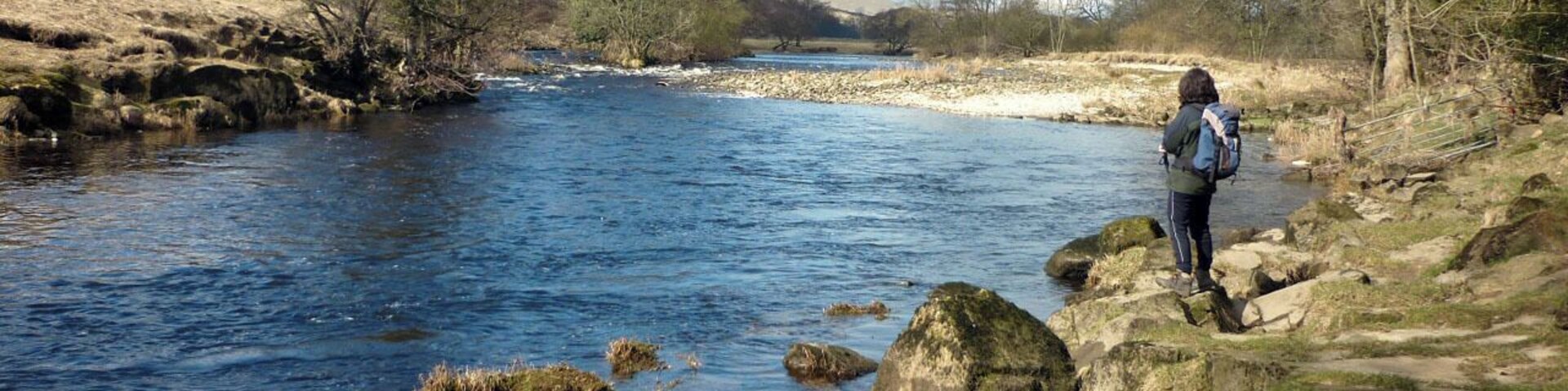 The River Wharfe at Appletreewick A beautiful stretch of the river by the Dales Way
