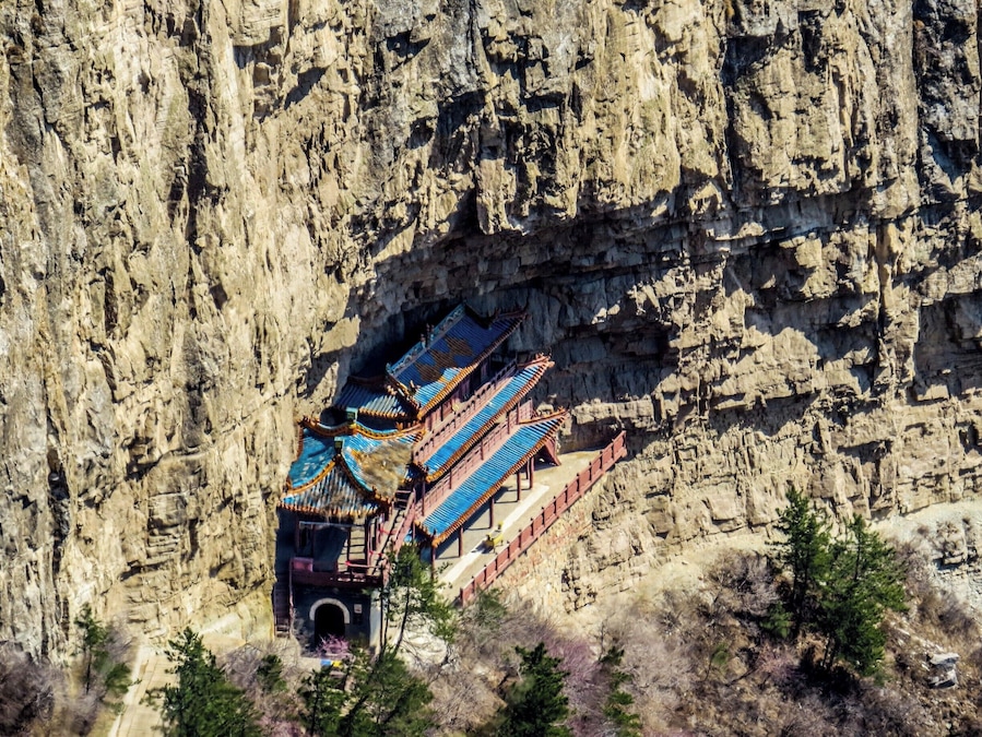 Another temple on the Hengshan Mountain, China.