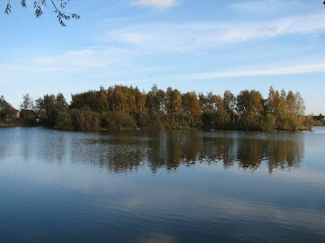 Balderton Lake. Former gravel pit that at one time used to be twice the size. But like most areas half has been infilled for new housing.