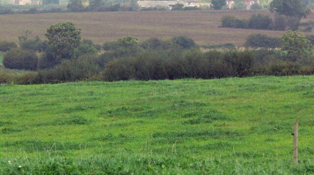 View across the Leicestershire countryside And into South Nottinghamshire.