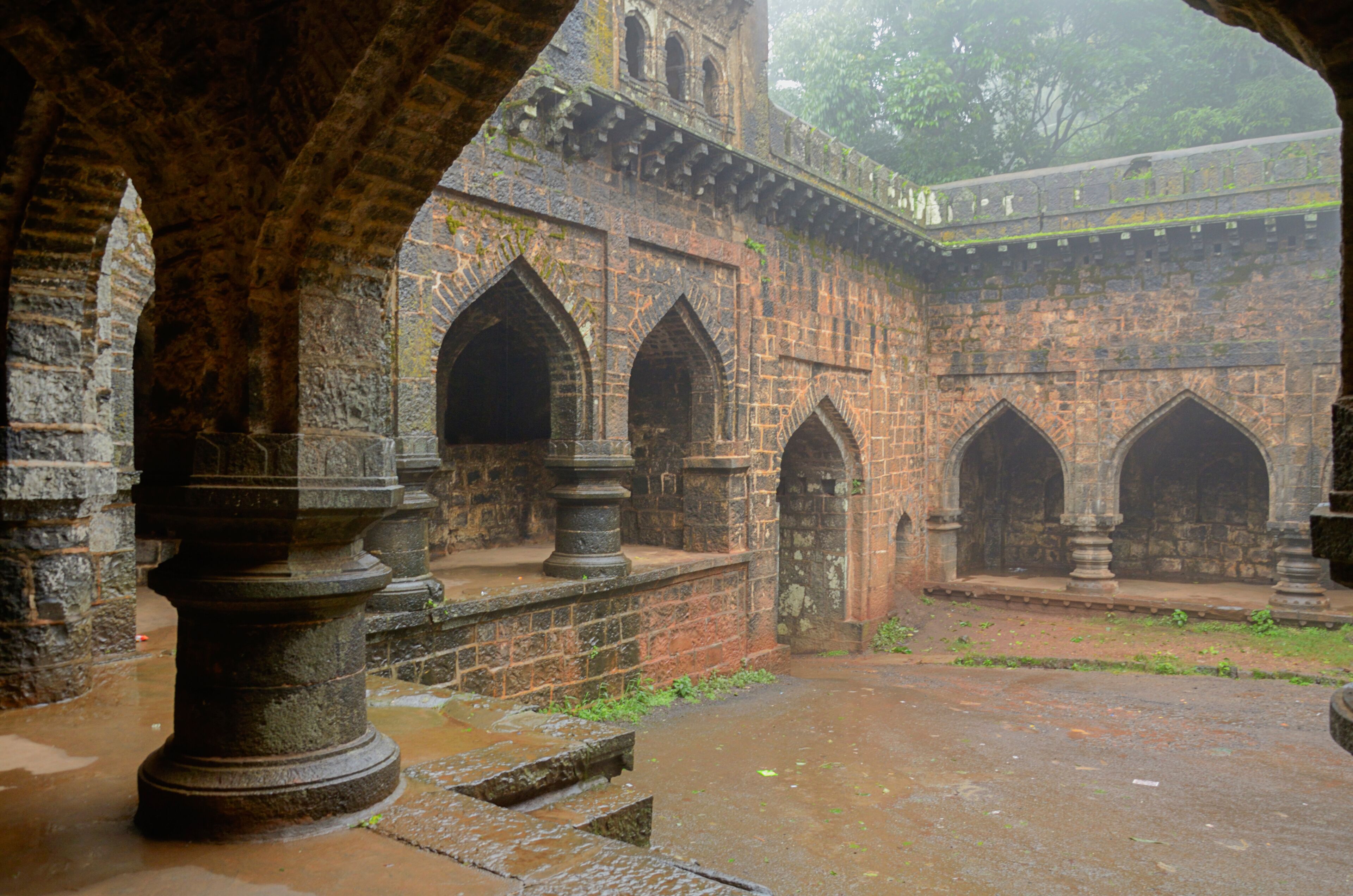 Panhala Fort, Kolhapur, Maharashtra, India.