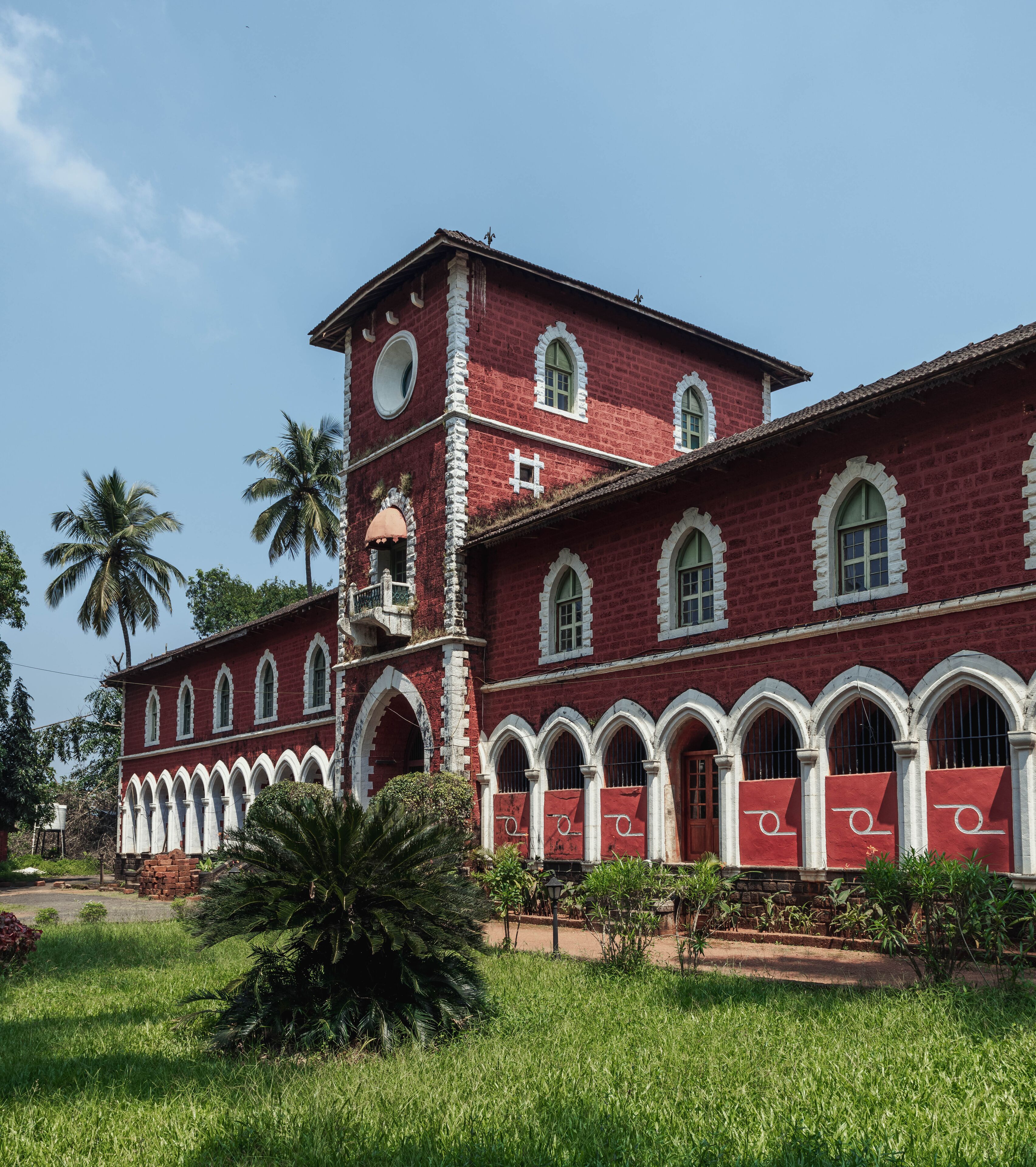 Sawantwadi Palace in Sawantwadi in Sindhudurg district. Maharashtra. India.