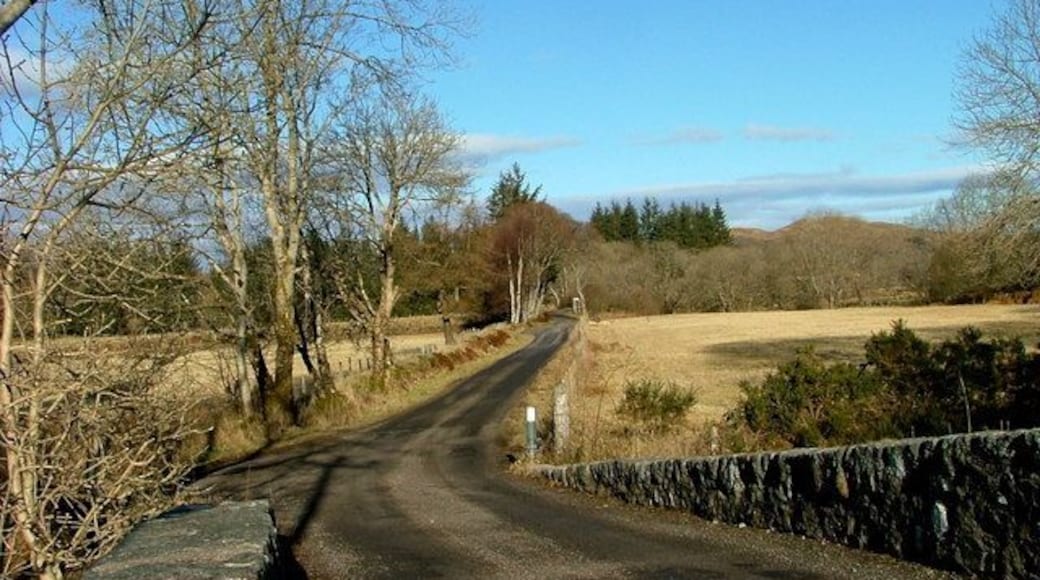 Musdale to Kilmore road Looking north at Barran.