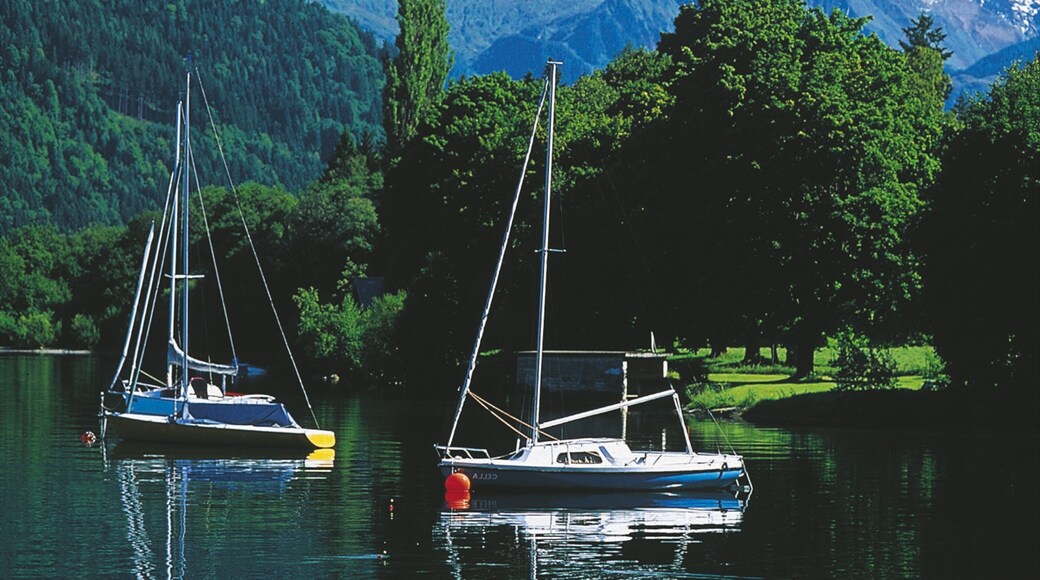 Zell am See featuring a lake or waterhole, sailing and boating