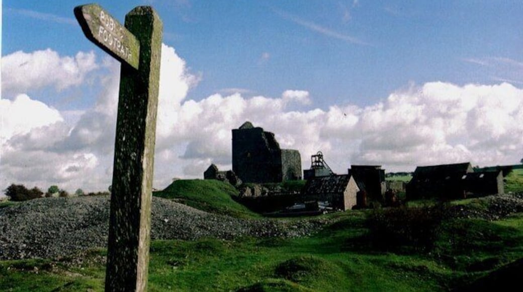 Magpie Mine on an Afternoon in Autumn Looking back towards Magpie Mine from the footpath towards Flagg.