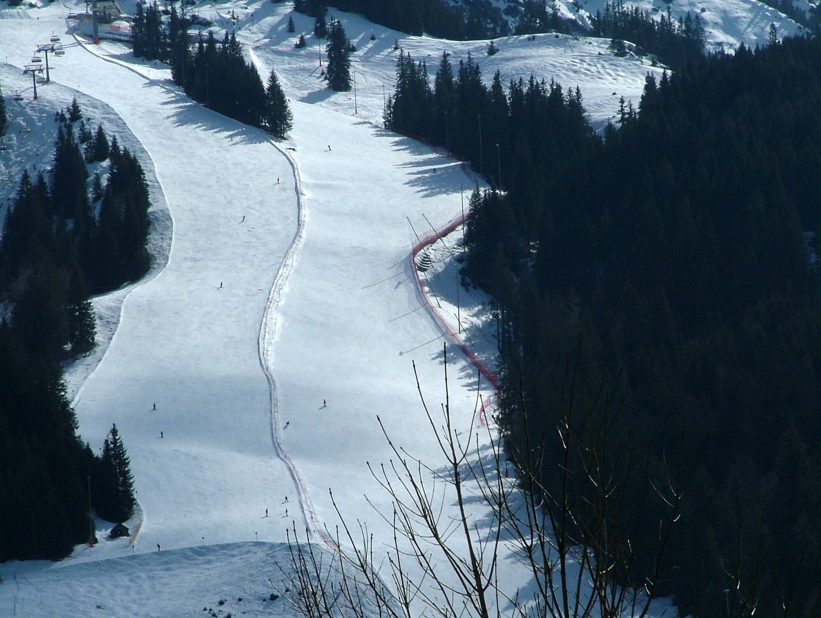 Ski Abfahrt